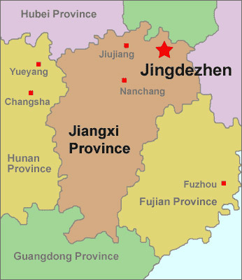jingdezhen-location-map